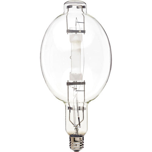 1500 Watt, Metal Halide HID, Mogul base, BT56, Clear, 65 CRI, 3400K Light Bulb by Satco