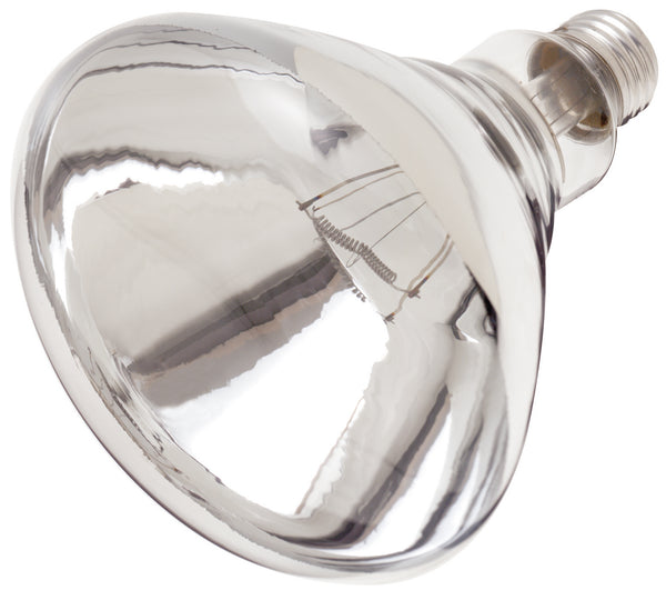 250 Watt R40 Incandescent, Clear Heat, 6000 Average rated hours, Medium base, 120 Volt, Shatter Proof Light Bulb by Satco