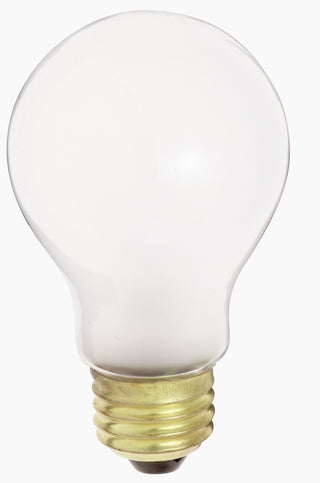 25 Watt A19 Incandescent, Frost, 1500 Average rated hours, 250 Lumens, Medium base, 12 Volt Light Bulb by Satco