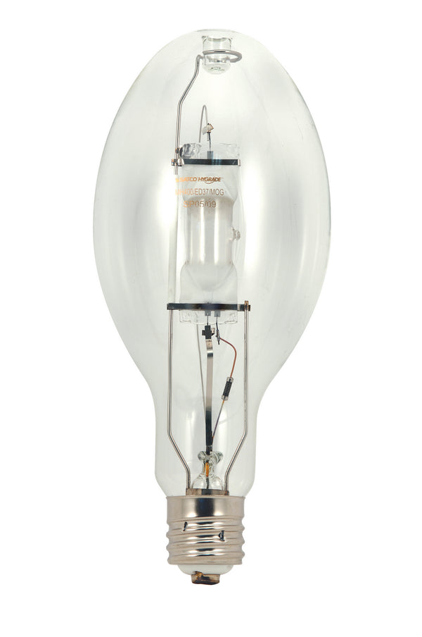 175 Watt, Metal Halide HID, Mogul base, ED28, Clear, 65 CRI, 4200K Light Bulb by Satco