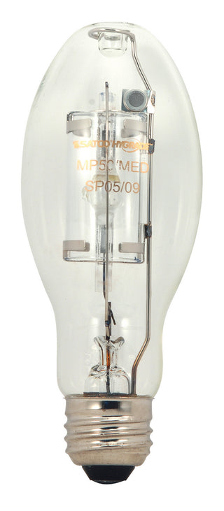 150 Watt, Metal Halide HID, Medium base, ED17, Clear, 65 CRI, 4000K Light Bulb by Satco