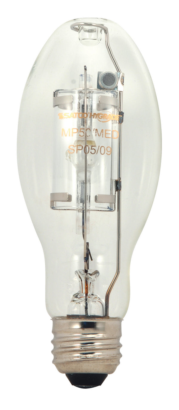 175 Watt, Metal Halide HID, Medium base, ED17, Clear, 65 CRI, 4000K Light Bulb by Satco