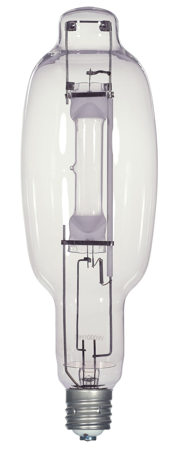 1000 Watt, Metal Halide HID, Mogul base, T120, Clear, 85 CRI, 10000K Light Bulb by Satco