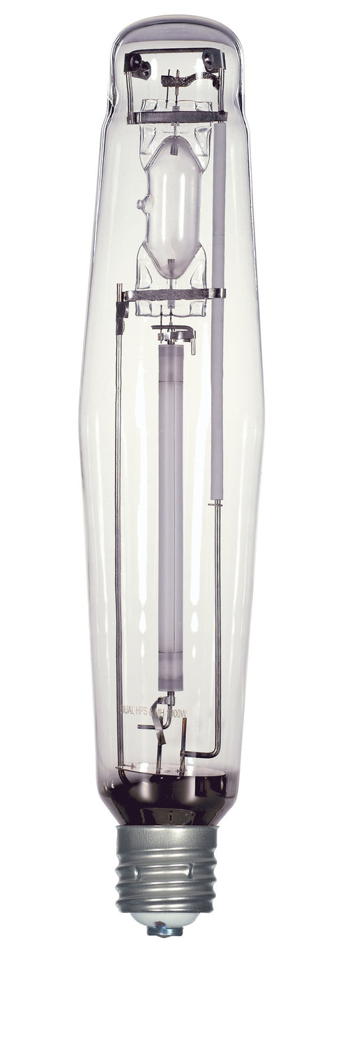 1000 Watt, High Pressure Sodium HID, Mogul base, ET25, Clear, 60 CRI, 3000K Light Bulb by Satco