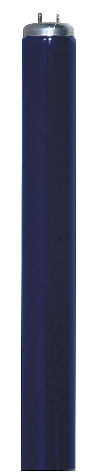 40 Watt, T12, Black light Blue Fluorescent, Medium Bi Pin base Light Bulb by Satco (Case of 6)