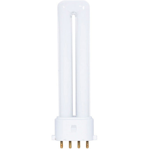 7 Watt, pin-based Compact Fluorescent, 4100K, 82 CRI, 2G7 base Light Bulb by Satco
