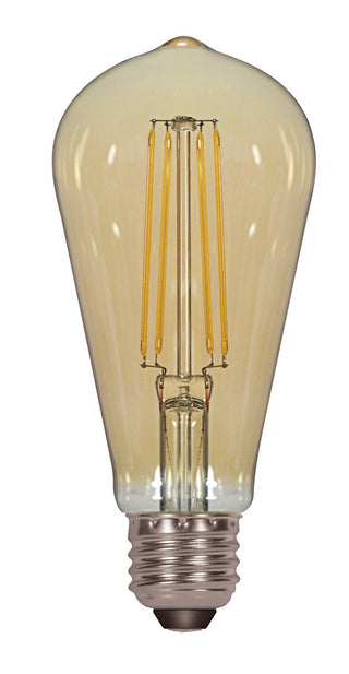 Satco - S8612 - Light Bulb - Transparent Amber from Lighting & Bulbs Unlimited.
