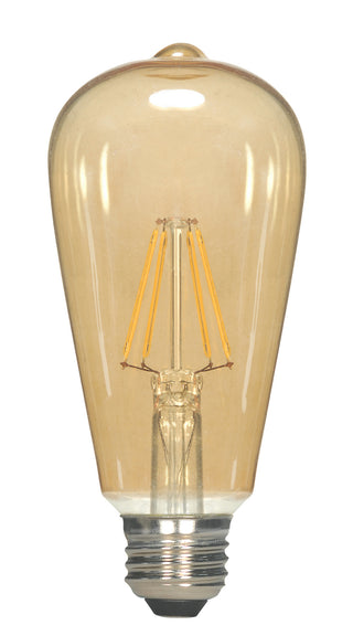 Satco - S9577 - Light Bulb - Transparent Amber from Lighting & Bulbs Unlimited in Charlotte, NC