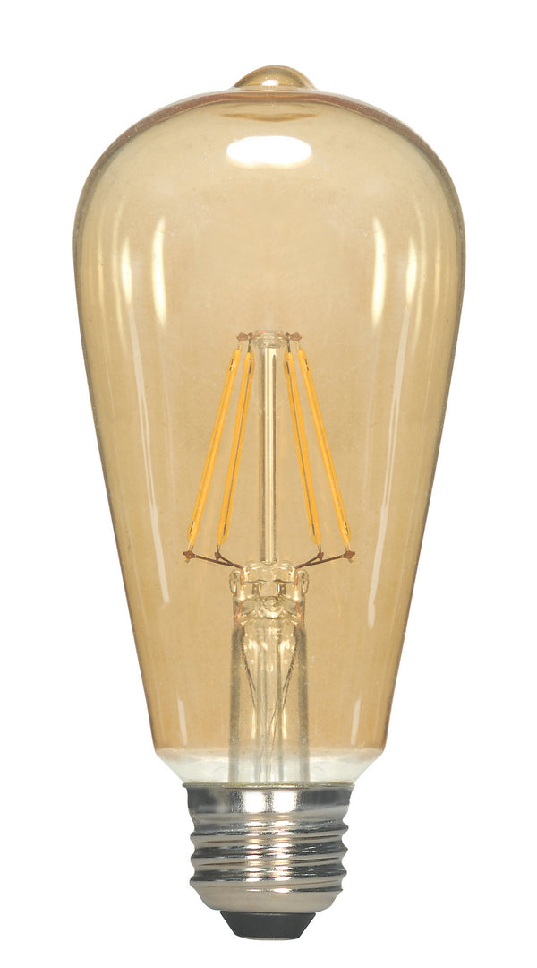 Satco - S9577 - Light Bulb - Transparent Amber from Lighting & Bulbs Unlimited in Charlotte, NC