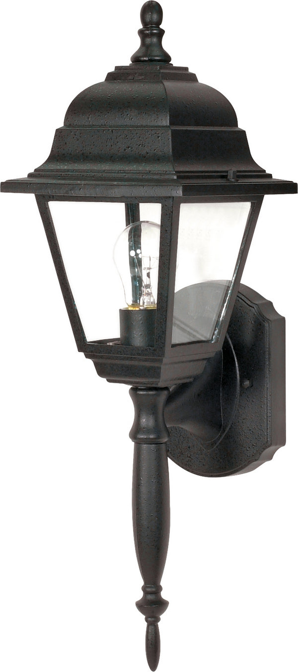 Nuvo Lighting - 60-3455 - One Light Wall Lantern - Briton - Textured Black from Lighting & Bulbs Unlimited in Charlotte, NC