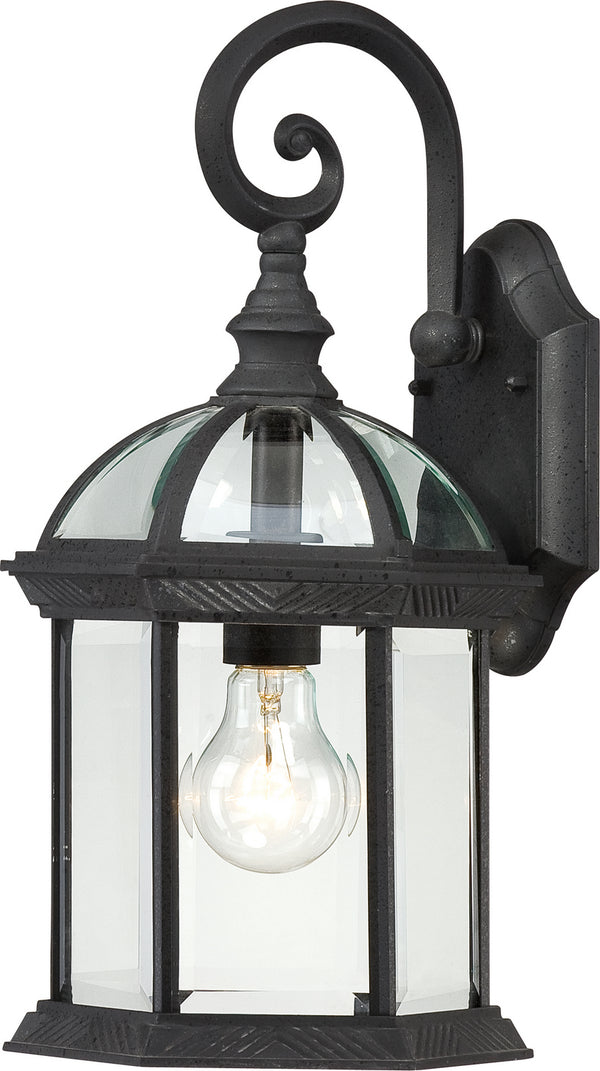 Nuvo Lighting - 60-3496 - One Light Wall Lantern - Boxwood - Textured Black from Lighting & Bulbs Unlimited in Charlotte, NC