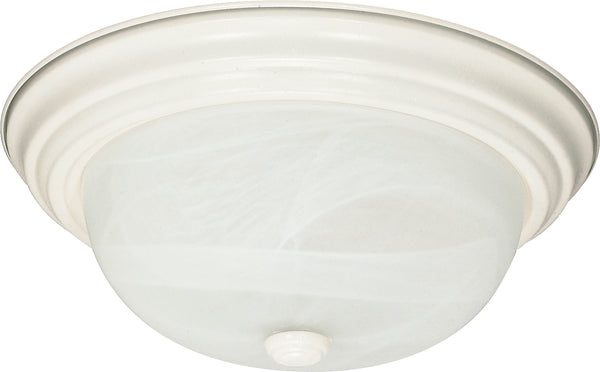 Nuvo Lighting - 60-6004 - Two Light Flush Mount - Textured White from Lighting & Bulbs Unlimited in Charlotte, NC