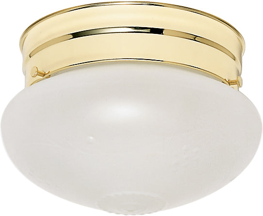 Nuvo Lighting - 60-6030 - One Light Flush Mount - Polished Brass from Lighting & Bulbs Unlimited in Charlotte, NC