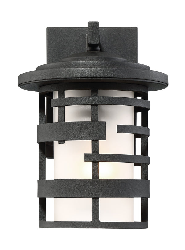 Nuvo Lighting - 60-6401 - One Light Outdoor Wall Lantern - Lansing - Textured Black from Lighting & Bulbs Unlimited in Charlotte, NC