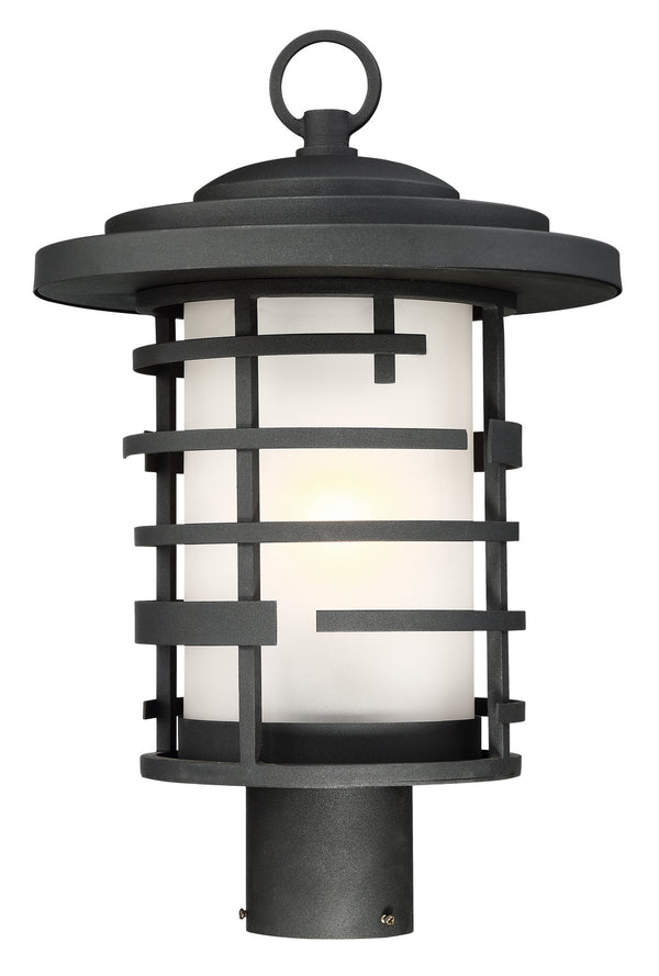 Nuvo Lighting - 60-6406 - One Light Post Lantern - Lansing - Textured Black from Lighting & Bulbs Unlimited in Charlotte, NC