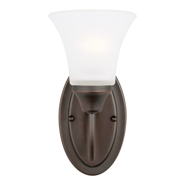 Generation Lighting - 41806-710 - One Light Wall / Bath Sconce - Holman - Bronze from Lighting & Bulbs Unlimited in Charlotte, NC