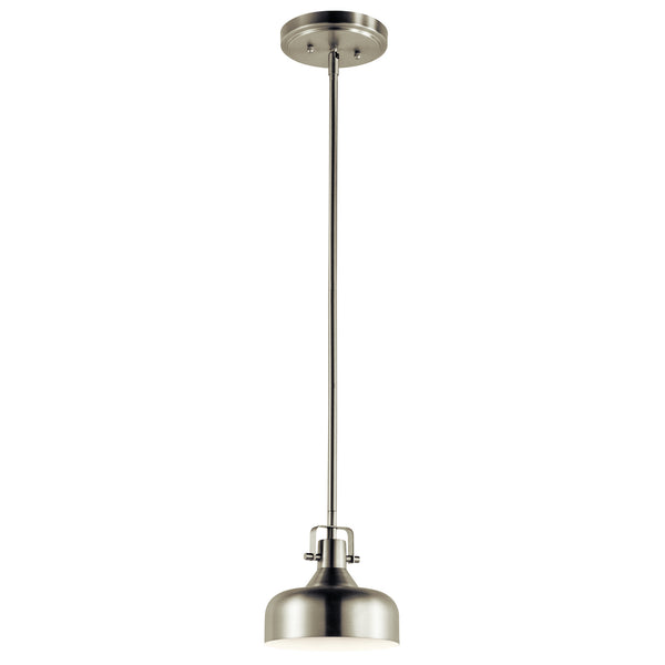 Kichler - 11301NILED - LED Mini Pendant - No Family - Brushed Nickel from Lighting & Bulbs Unlimited in Charlotte, NC