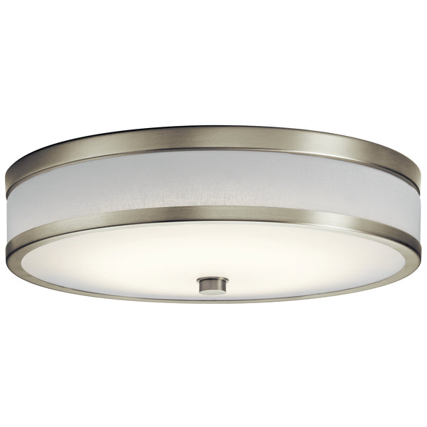 Kichler - 11303NILED - LED Flush Mount - Pira - Brushed Nickel from Lighting & Bulbs Unlimited in Charlotte, NC