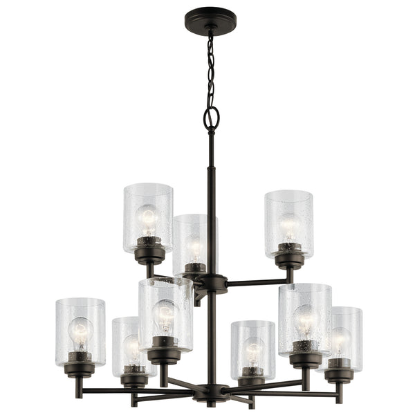 Kichler - 44031OZ - Nine Light Chandelier - Winslow - Olde Bronze from Lighting & Bulbs Unlimited in Charlotte, NC