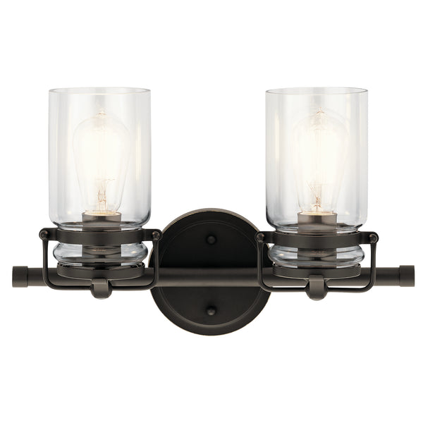 Kichler - 45688OZ - Two Light Bath - Brinley - Olde Bronze from Lighting & Bulbs Unlimited in Charlotte, NC