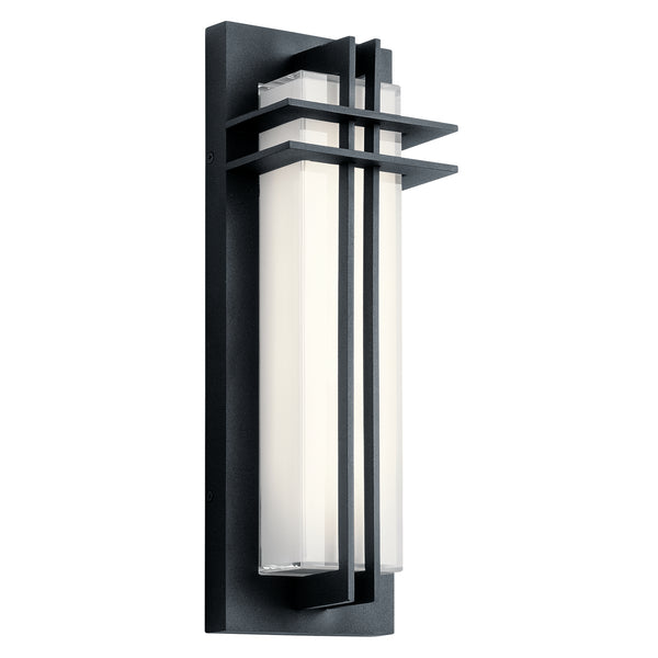 Kichler - 49297BKTLED - LED Outdoor Wall Mount - Manhattan - Textured Black from Lighting & Bulbs Unlimited in Charlotte, NC