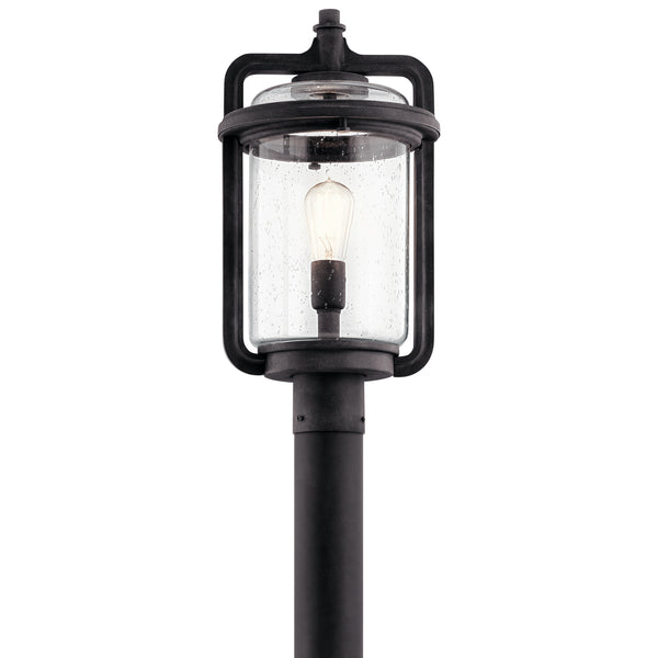 Kichler - 49869WZC - One Light Outdoor Post Mount - Andover - Weathered Zinc from Lighting & Bulbs Unlimited in Charlotte, NC