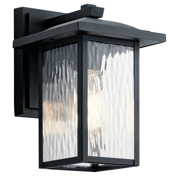 Kichler - 49924BKT - One Light Outdoor Wall Mount - Capanna - Textured Black from Lighting & Bulbs Unlimited in Charlotte, NC