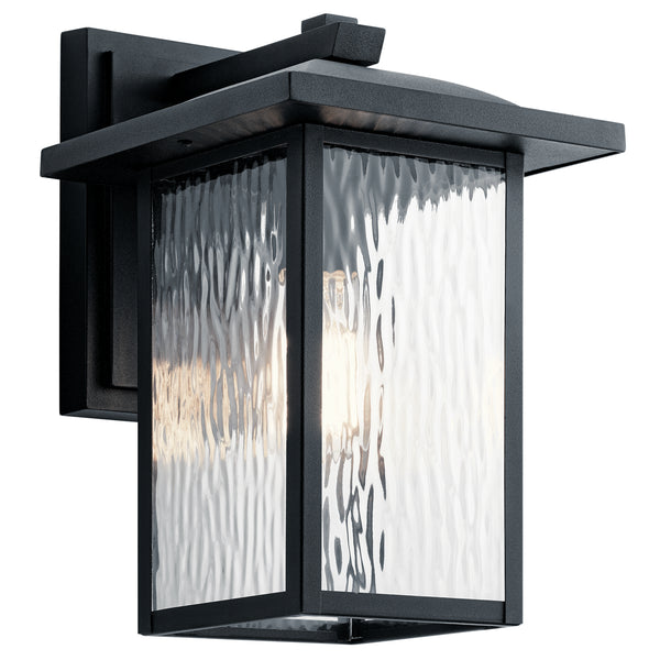 Kichler - 49925BKT - One Light Outdoor Wall Mount - Capanna - Textured Black from Lighting & Bulbs Unlimited in Charlotte, NC