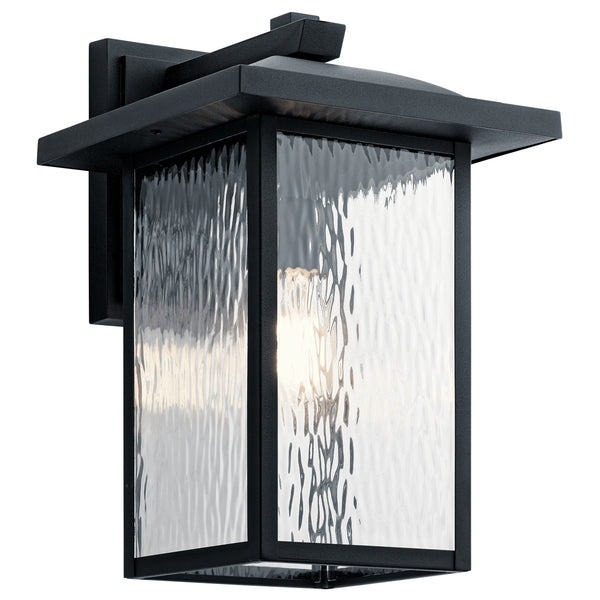 Kichler - 49926BKT - One Light Outdoor Wall Mount - Capanna - Textured Black from Lighting & Bulbs Unlimited in Charlotte, NC