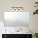 Three Light Bath from the No Family Collection in Brushed Nickel Finish by Kichler