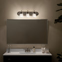 Three Light Bath from the No Family Collection in Brushed Nickel Finish by Kichler