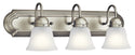 Kichler - 5337NIS - Three Light Bath - No Family - Brushed Nickel from Lighting & Bulbs Unlimited in Charlotte, NC