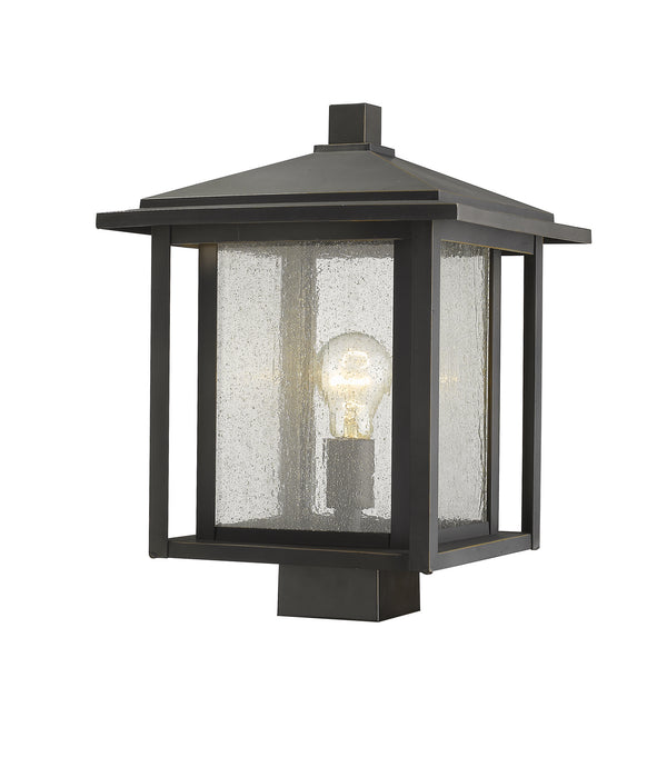 Z-Lite - 554PHBS-ORB - One Light Outdoor Post Mount - Aspen - Oil Rubbed Bronze from Lighting & Bulbs Unlimited in Charlotte, NC