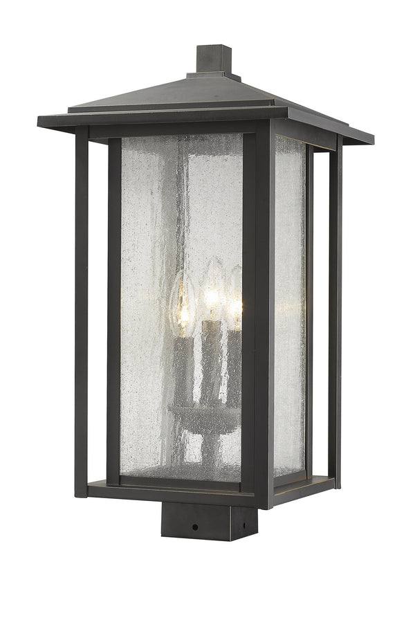 Z-Lite - 554PHXLS-ORB - Three Light Outdoor Post Mount - Aspen - Oil Rubbed Bronze from Lighting & Bulbs Unlimited in Charlotte, NC