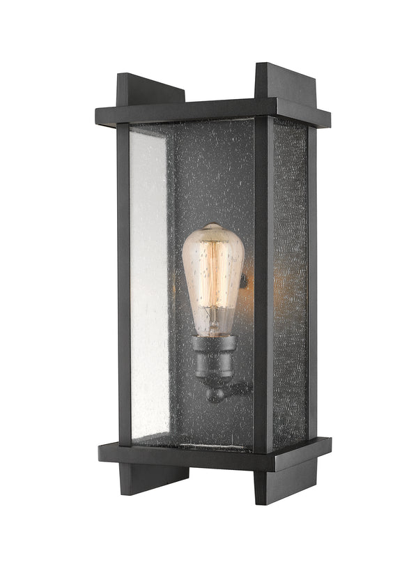 Z-Lite - 565M-BK - One Light Outdoor Wall Sconce - Fallow - Black from Lighting & Bulbs Unlimited in Charlotte, NC