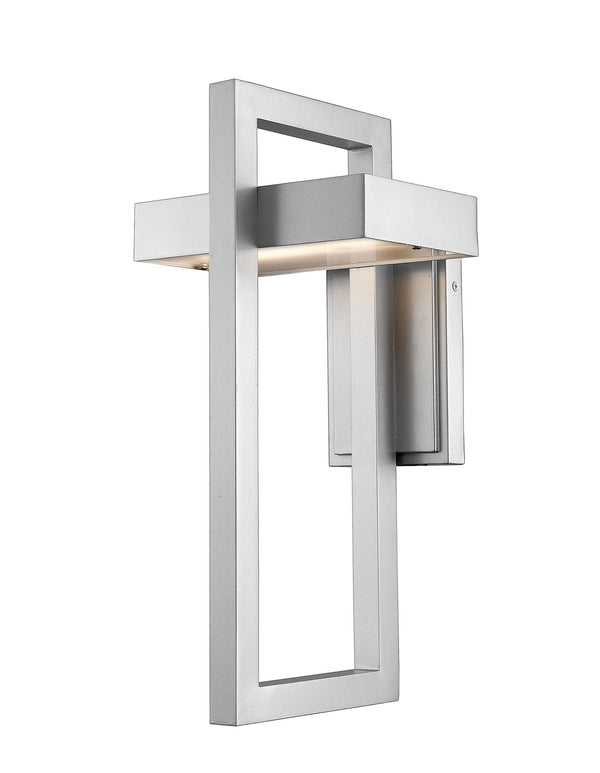 Z-Lite - 566B-SL-LED - LED Outdoor Wall Sconce - Luttrel - Silver from Lighting & Bulbs Unlimited in Charlotte, NC