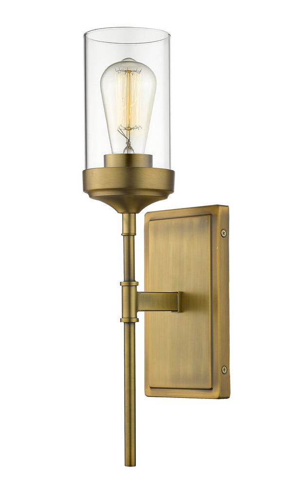 Z-Lite - 617-1S-FB - One Light Wall Sconce - Calliope - Foundry Brass from Lighting & Bulbs Unlimited in Charlotte, NC