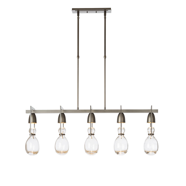 Five Light Pendant from the Apothecary Collection by Hubbardton Forge