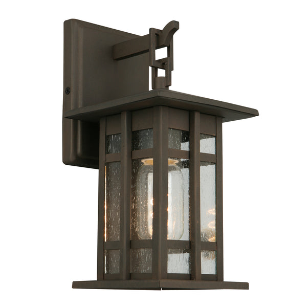 Eglo USA - 202887A - One Light Outdoor Wall Mount - Arlington Creek - Matte Bronze from Lighting & Bulbs Unlimited in Charlotte, NC