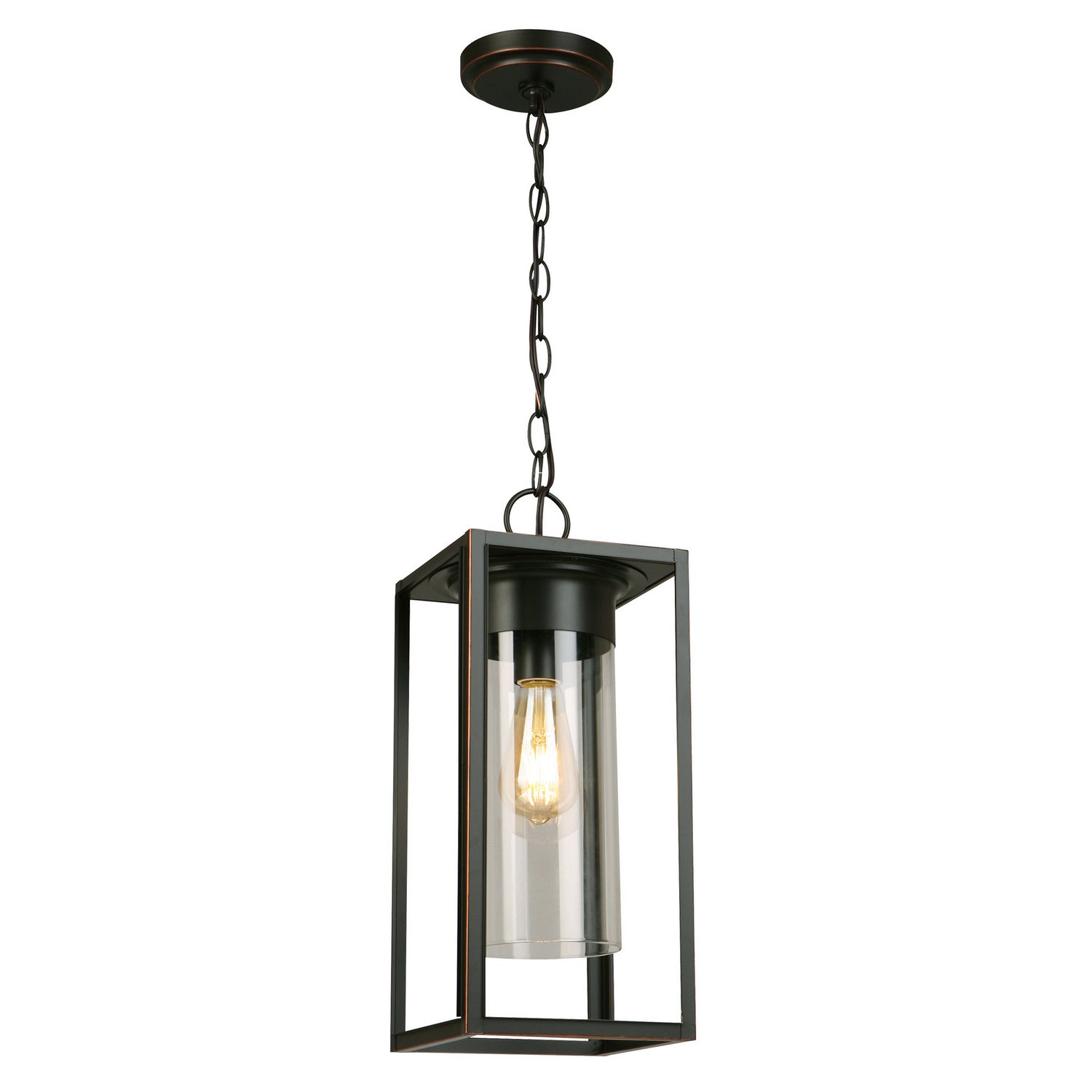 Eglo USA - 202898A - One Light Outdoor Pendant - Walker Hill - Oil Rubbed Bronze from Lighting & Bulbs Unlimited in Charlotte, NC