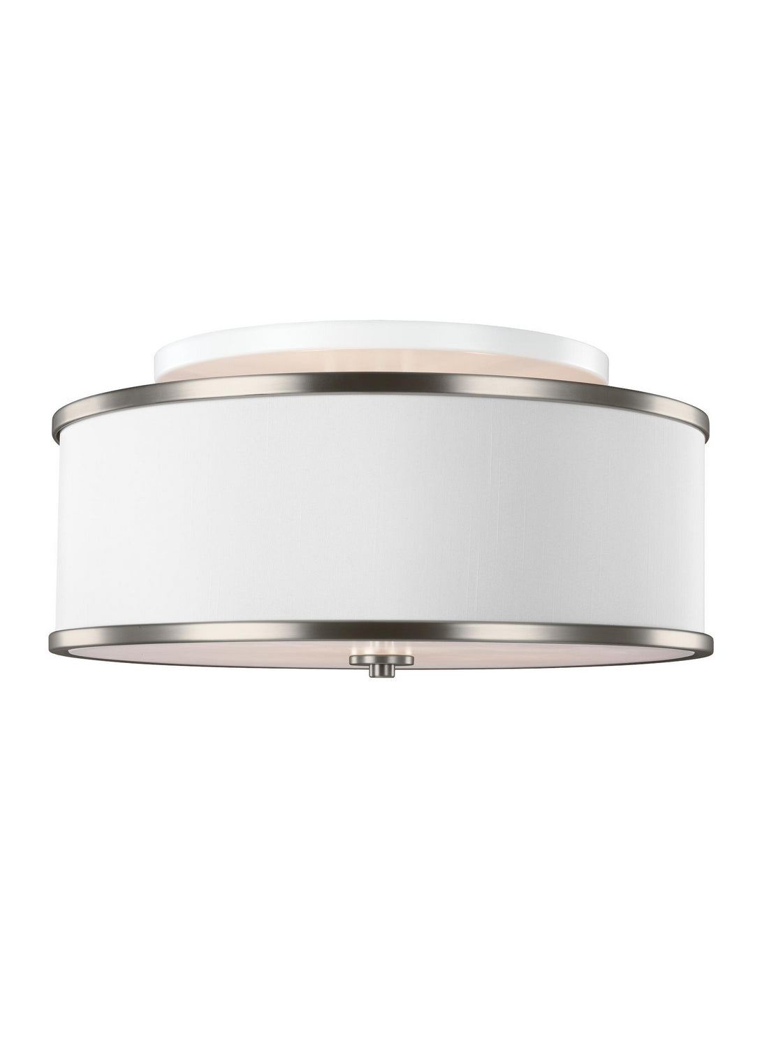 Visual Comfort Studio - SF339SN - Three Light Semi-Flush Mount - Lennon - Satin Nickel from Lighting & Bulbs Unlimited in Charlotte, NC
