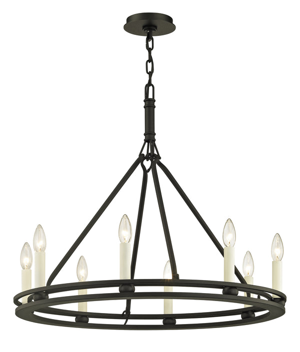 Troy Lighting - F6236 - Eight Light Chandelier - Sutton - Textured Black from Lighting & Bulbs Unlimited in Charlotte, NC