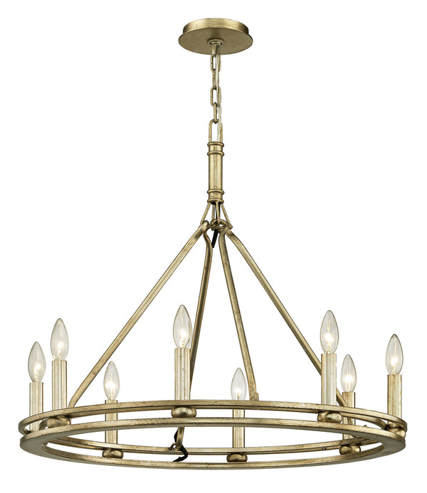 Troy Lighting - F6246 - Eight Light Chandelier - Sutton - Champagne Silver Leaf from Lighting & Bulbs Unlimited in Charlotte, NC