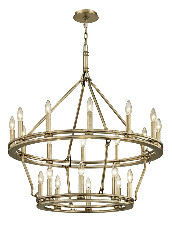 Troy Lighting - F6248 - 20 Light Chandelier - Sutton - Champagne Silver Leaf from Lighting & Bulbs Unlimited in Charlotte, NC