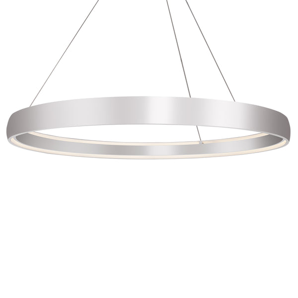 Kuzco Lighting - PD22772-BS - LED Pendant - Halo - Brushed Silver from Lighting & Bulbs Unlimited in Charlotte, NC