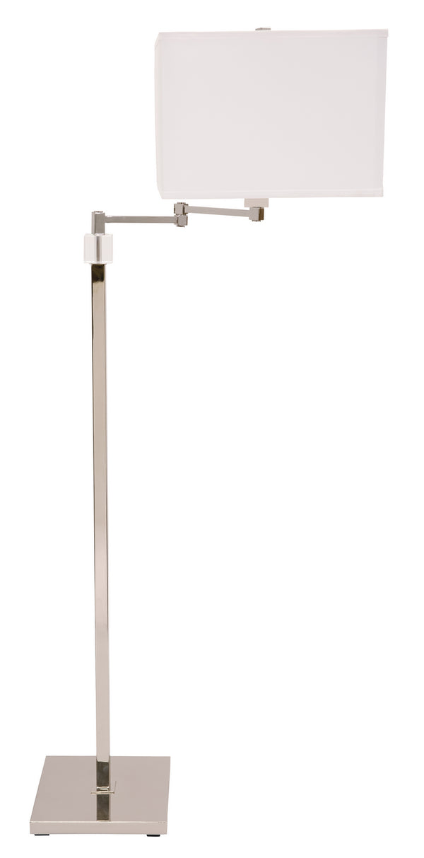 One Light Floor Lamp from the Somerset Collection in Polished Nickel Finish by House of Troy