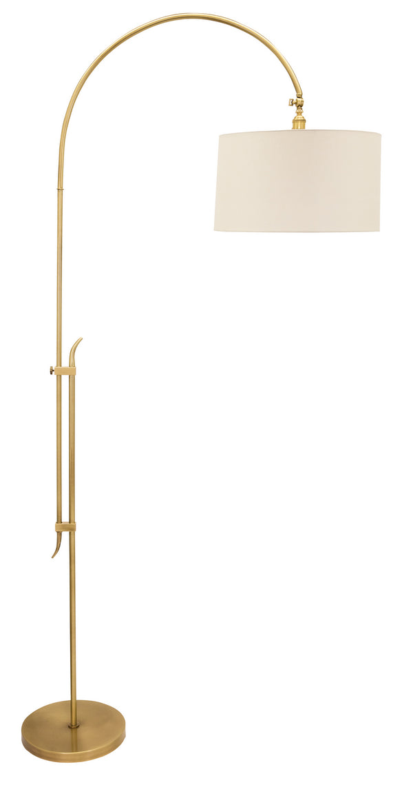 One Light Floor Lamp from the Windsor Collection in Antique Brass Finish by House of Troy