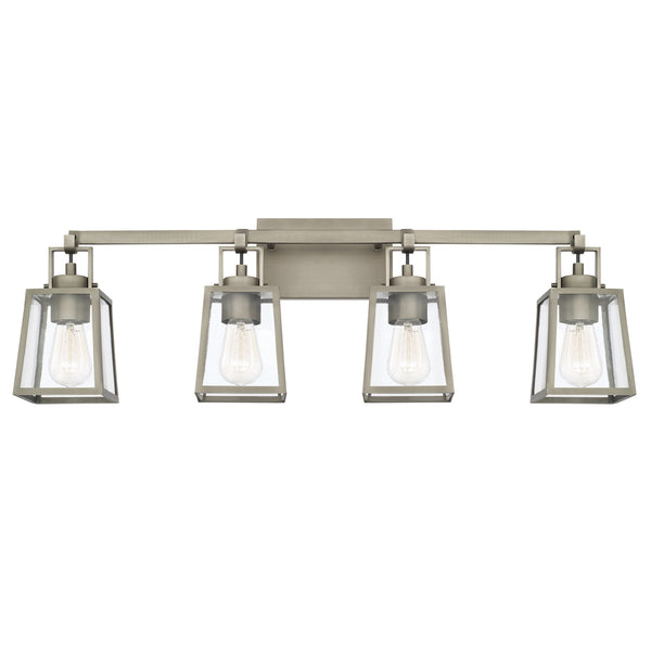 Capital Lighting - 125541AN-448 - Four Light Vanity - Kenner - Antique Nickel from Lighting & Bulbs Unlimited in Charlotte, NC