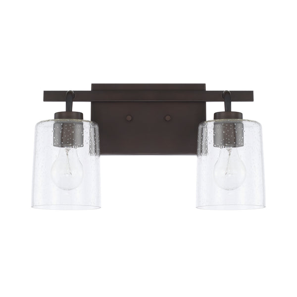 Capital Lighting - 128521BZ-449 - Two Light Vanity - Greyson - Bronze from Lighting & Bulbs Unlimited in Charlotte, NC