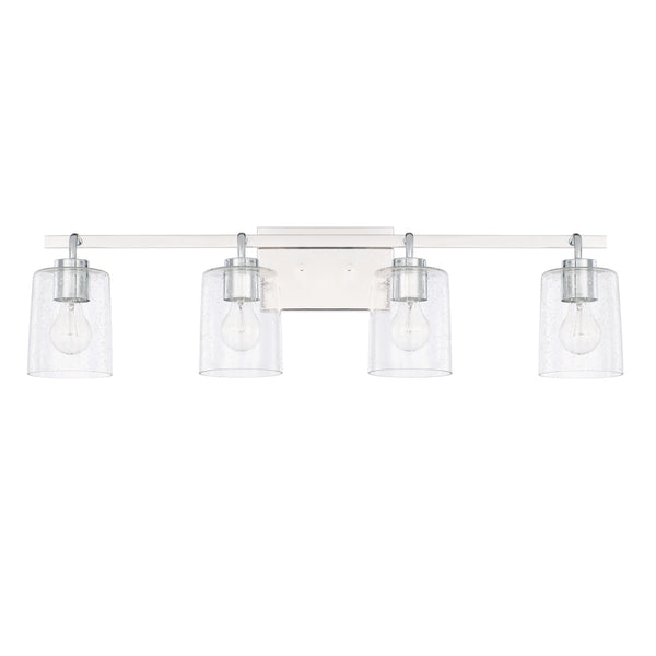 Capital Lighting - 128541CH-449 - Four Light Vanity - Greyson - Chrome from Lighting & Bulbs Unlimited in Charlotte, NC